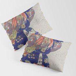Actor in the Role of the Dragon God Kasuga Pillow Sham