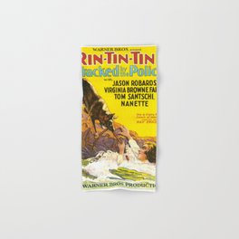 Vintage poster - Rin-Tin-Tin Hand & Bath Towel