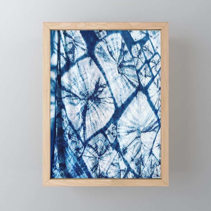 Shibori Framed Mini Art Print