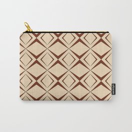 Retro 1960s geometric pattern design 3 Carry-All Pouch