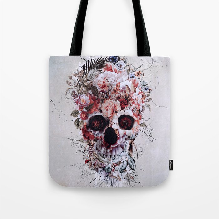 Floral Skull RPE Tote Bag