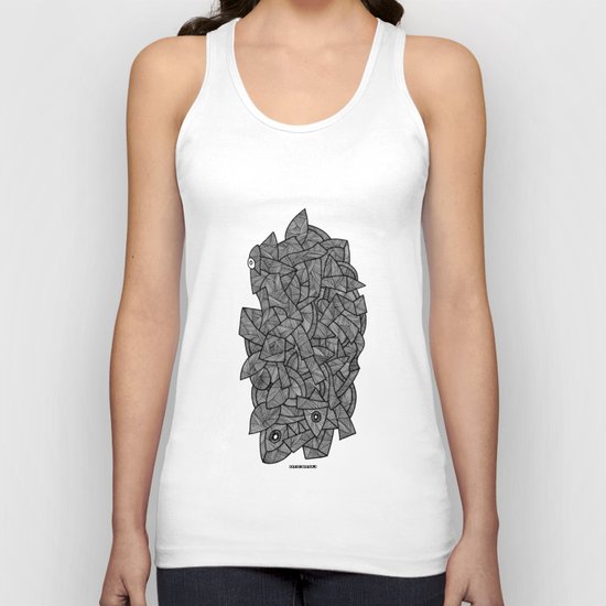 - nude on the grass - Unisex Tank Top
