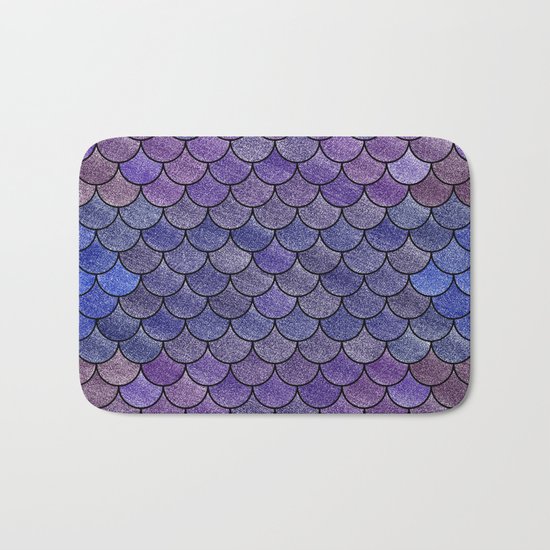 Lovely Pattern III(Glitter Version) Bath Mat