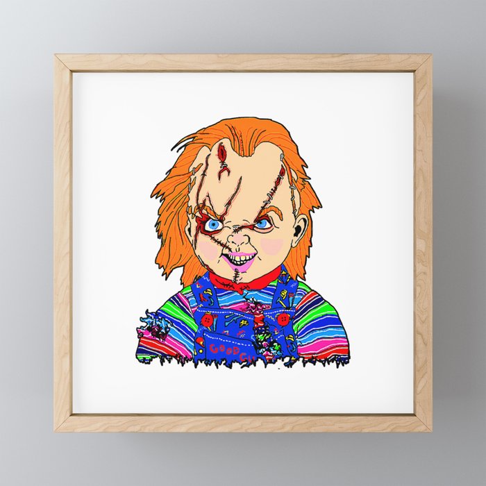 Chucky Framed Mini Art Print