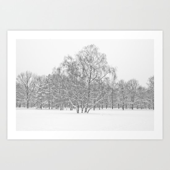 Winter Art Print