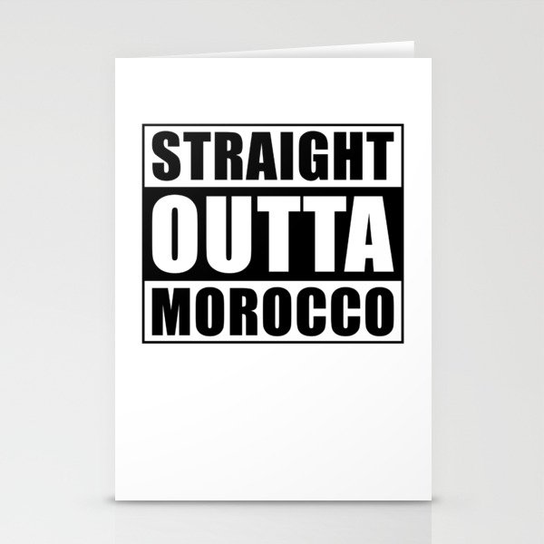Straight Outta Morocco Stationery Cards