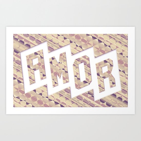 AMOR Art Print