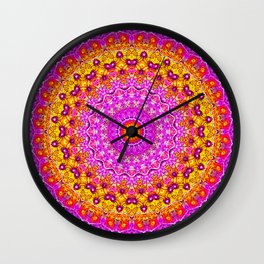 Mandala of the wise. Wall Clock