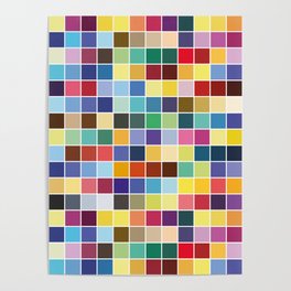 Pantone Color Palette - Pattern Poster