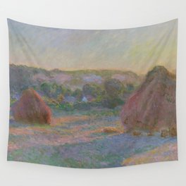 Stacks of Wheat (End of Summer) Wall Tapestry