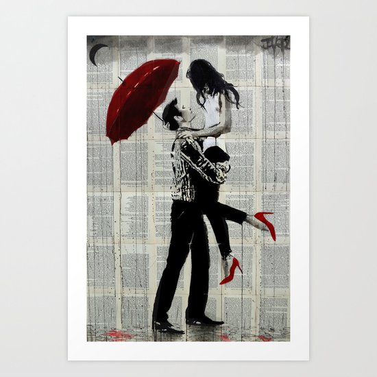 LOVE RAIN Art Print