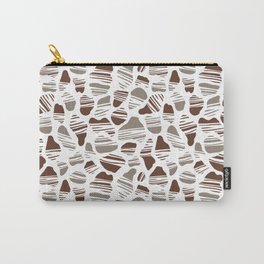Okapi Spotted Pattern ~ Native Brown Palette Carry-All Pouch