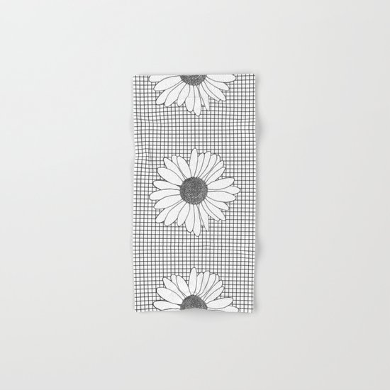 Daisy Grid Hand & Bath Towel