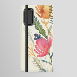 Tropical Flowers Android Wallet Case