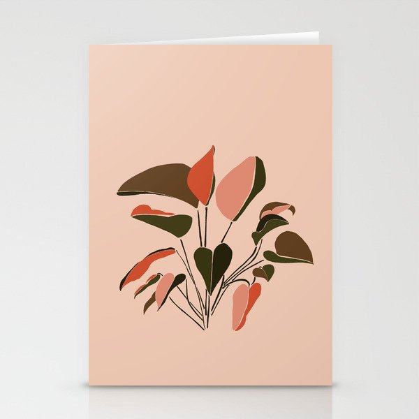 Retro Rubber Fig Plant Stationery Cards