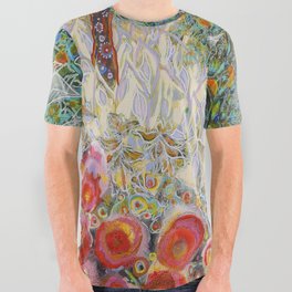 Field of Poppies All Over Graphic Tee