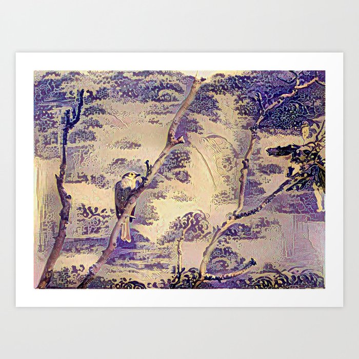 Oriental Glow Art Print