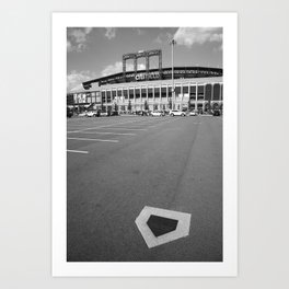 Citi Field - New York 2011 #3 BW Art Print