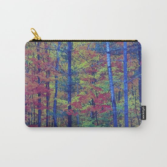 Forest - with exaggerated colors Carry-All Pouch