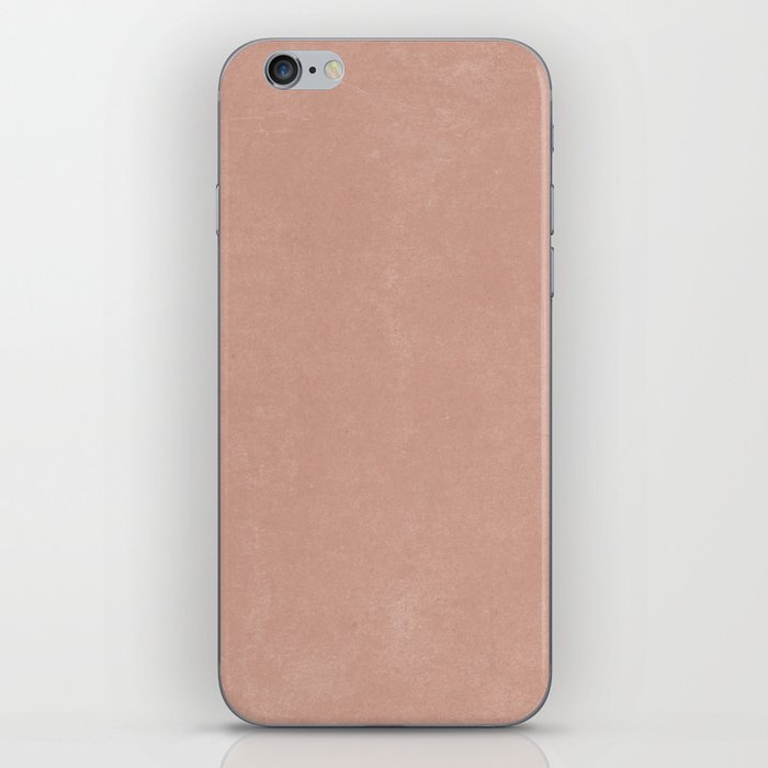 Tan Boho Earthy Texture Neutral Solid Color iPhone Skin