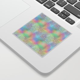 Pretty Rainbow Holographic Glitter Sticker