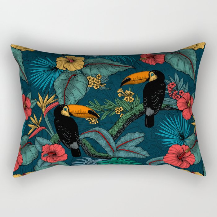 Tropical garden 2 Rectangular Pillow