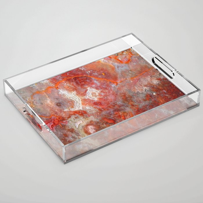 Agate Geode Texture 07 Acrylic Tray