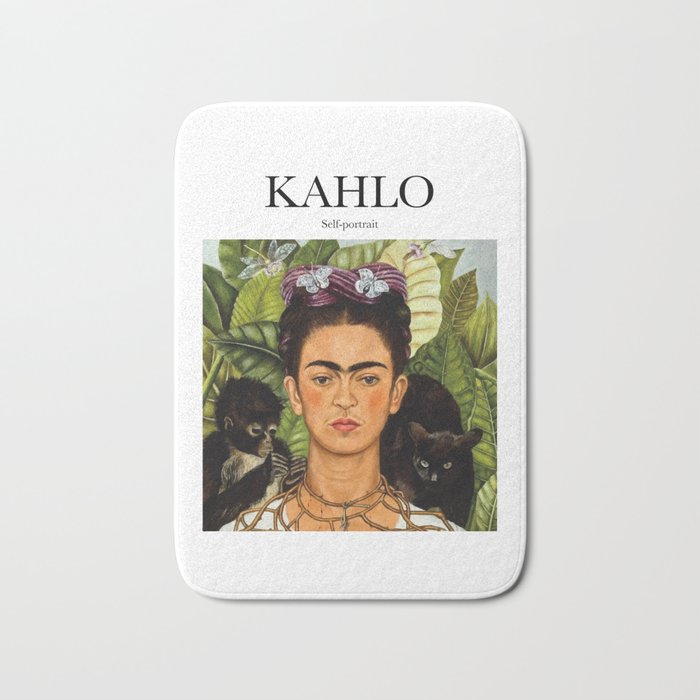 Kahlo - Self-portrait Bath Mat