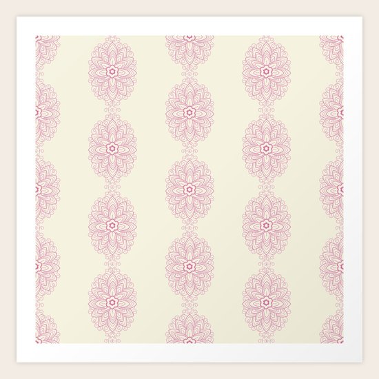 Folky Totem Art Print