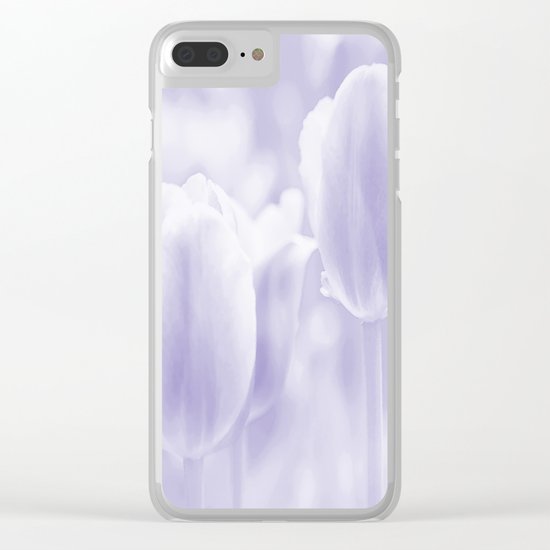 Day dream in shades of violet - spring atmosphere Clear iPhone Case