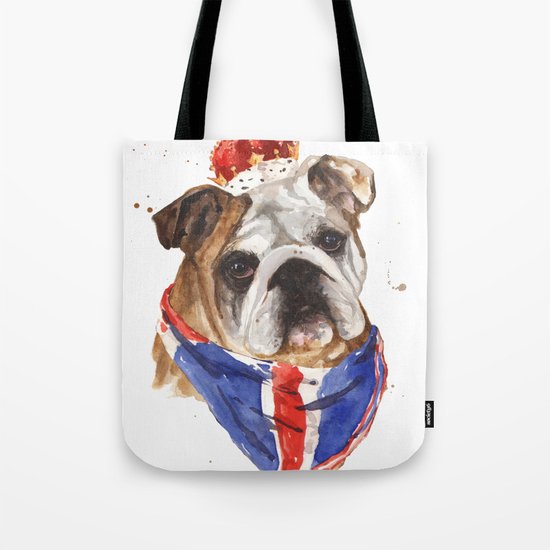Thank you LONDON - British BULLDOG - Jubilee Art Tote Bag