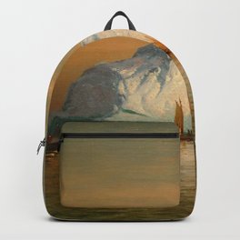 Fishing Fleet off Labrador by William Bradford Backpack