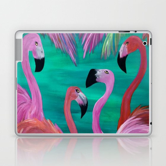 Love My Flamingos Laptop & iPad Skin