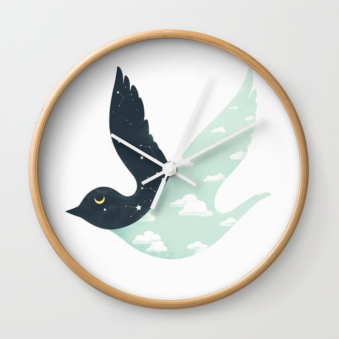 Bipolar Bird Wall Clock