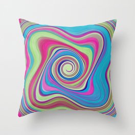 Colorful Shapes of Toast Throw Pillow