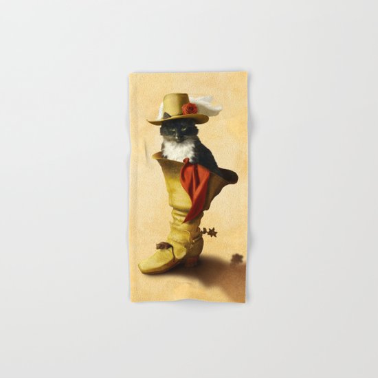 Little Puss in Boots Hand & Bath Towel