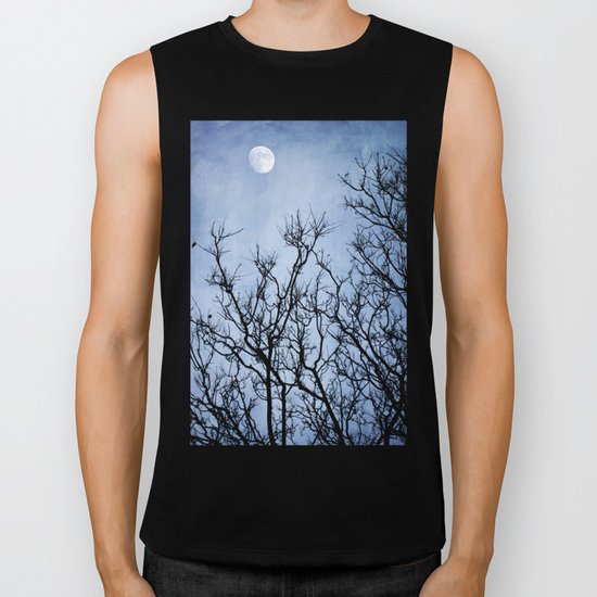 Reach For The Moon Biker Tank