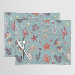 Sea Shells and Coral Placemat