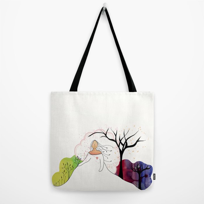 Tote shop bag couleur