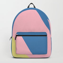 Blue, Pink and Yellow Stripes Backpack