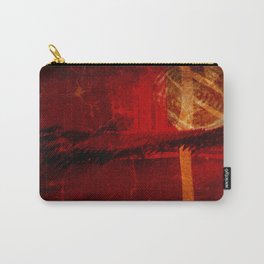 Abstract Red Light Carry-All Pouch