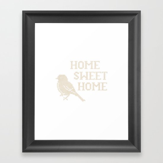 Home Sweet Home Framed Art Print