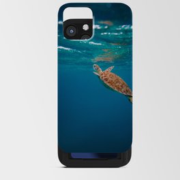 Turtle Swimming  iPhone Card Case