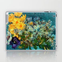 Vincent van Gogh "Vase with Lilac, Margerites and Anemones" Laptop Skin