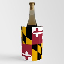Flag of Maryland USA Wine Chiller