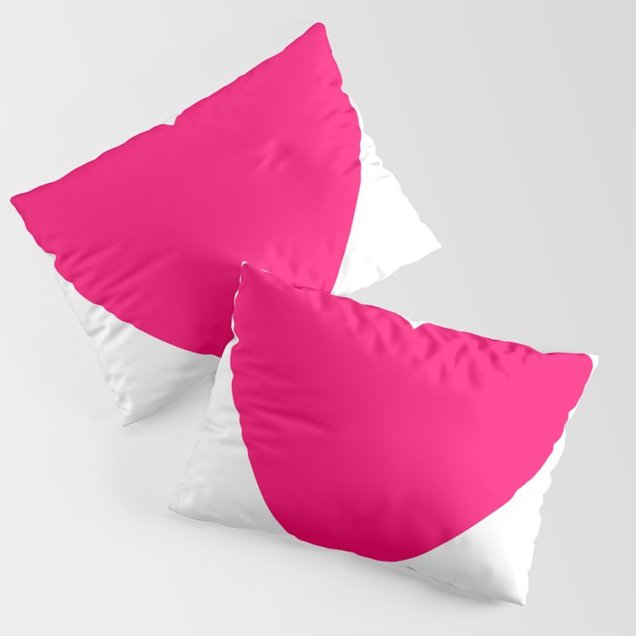 Big Pink Heart Pillow Sham