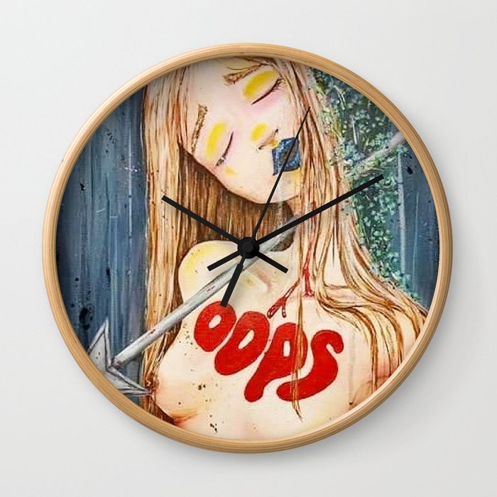Cupid Missed Me Wall Clock