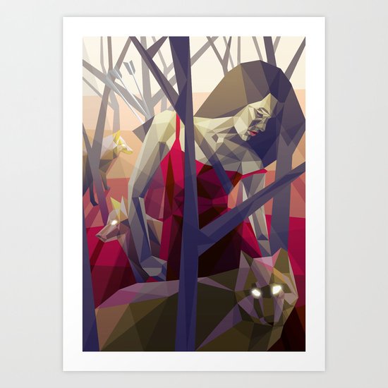 Of the hunt Art Print