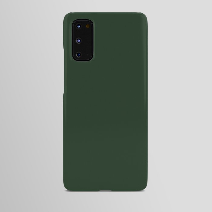 Dark Green Solid Color Plain Android Case