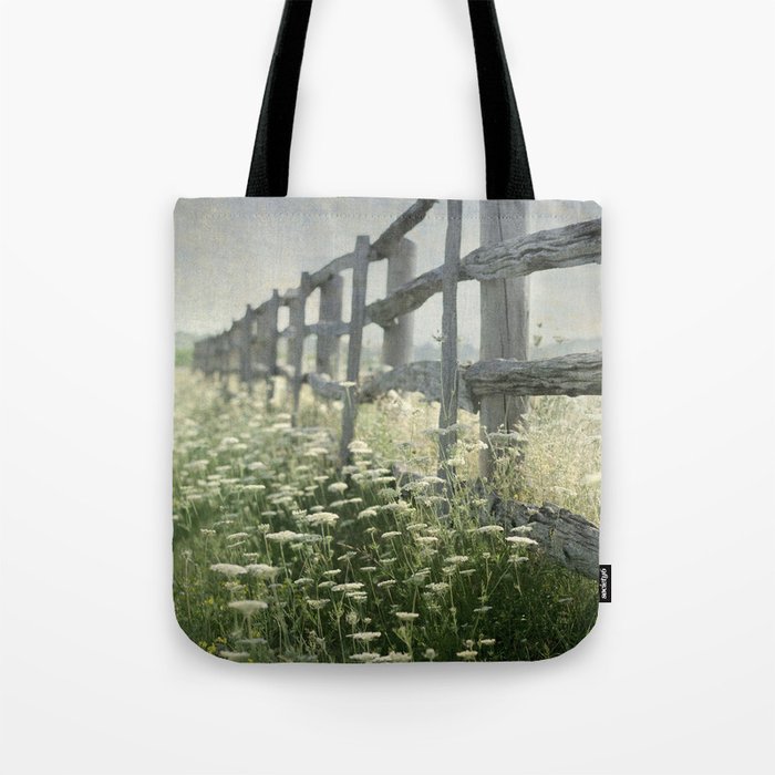 Rustic Fence Tote Bag